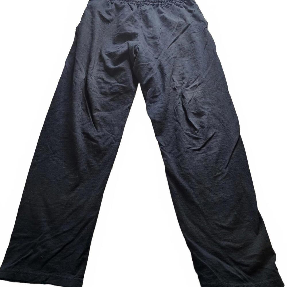 Jerzees Black Cotton Lounge Pants Size Large